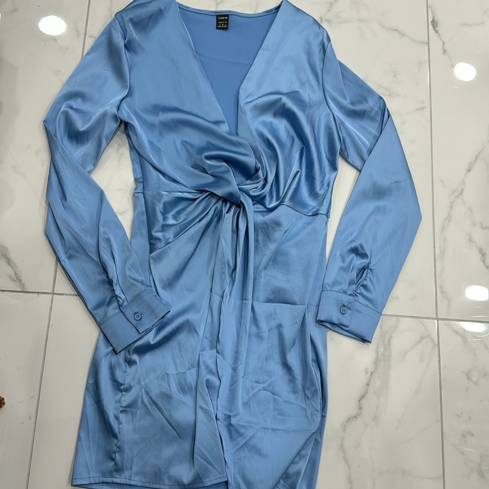 Beautiful turquoise mini dress